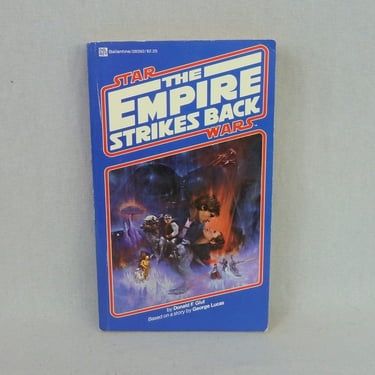 Star Wars The Empire Strikes Back (1980) by Donald F Glut - First Edition - George Lucas - Vintage Sci-Fi Movie Film Novelization Book 