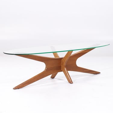 Adrian Pearsall Mid Century Surfboard Jacks Coffee Table - mcm 