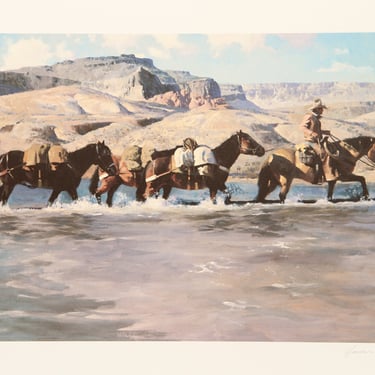 James Reynolds, The Upper Colorado, Lithograph 