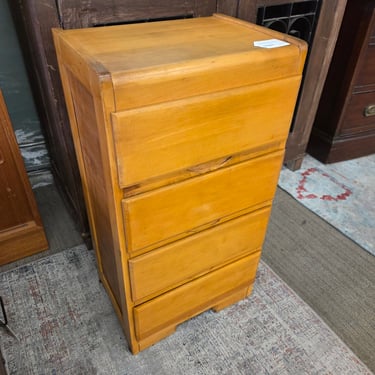 Small Blonde Chest Nightstand