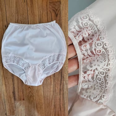 1950s Greenco Maid High Waist Panties in Pale Pink - 50s Lingerie - 50s Pinup Accessories - Vintage Panties Size Small 