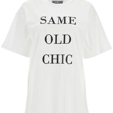 Moschino "Oversized T-Shirt With Same Old Women