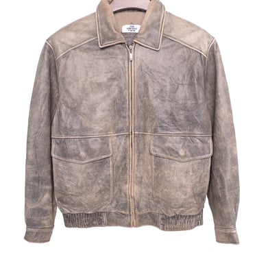 1980s Faded Leather Bomber