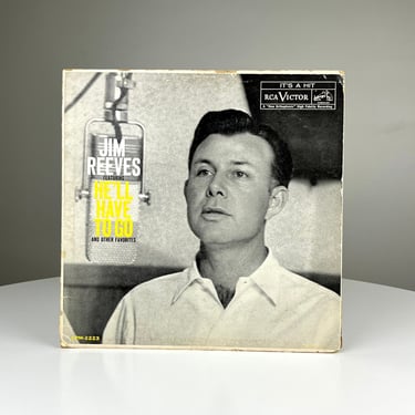 Vintage 1960s Vinyl Record: He'll Have To Go by Jim Reeves 