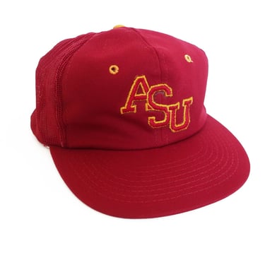 ASU hat / Arizona State hat / 1980s Arizona State University Sun Devils trucker snapback college hat cap 
