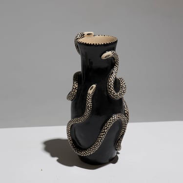 VASE "SERPENT" EN GRÈS, LOHANA SABY