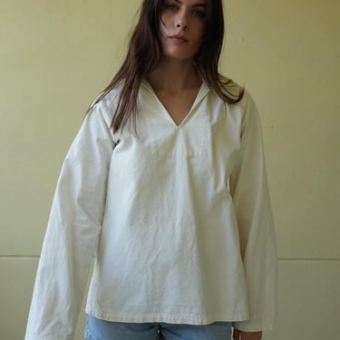 Nineties Pullover Top / Vintage Land's End Pullover / 100% cotton / Sailor shirt 