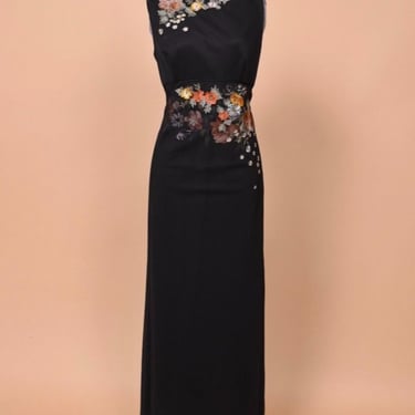 Black Evening Gown By Adrianna Papell, M