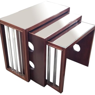 Vintage Art Deco James Mont style Nesting Tables 