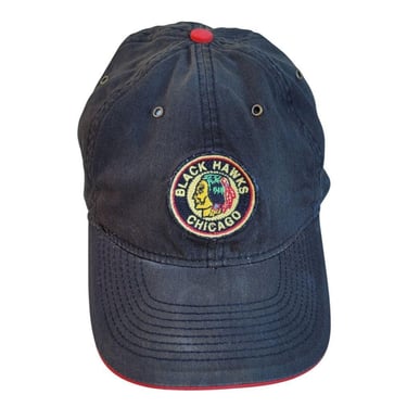 Chicago Blackhawks Hat Vintage Logo Cotton Men's Womens Unisex Cap Laundered M15 