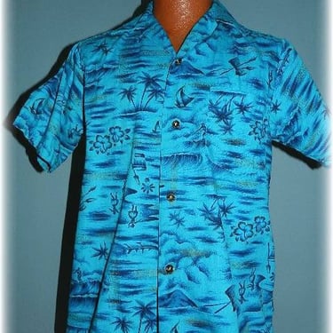 Vintage 70’s Cotton Unisex Hawaiian Shirt 