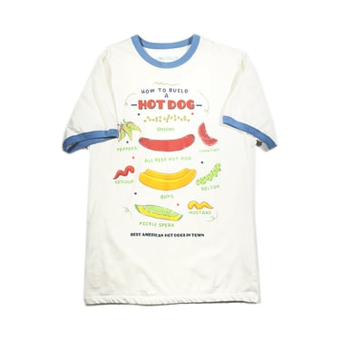 Vintage How To Build A Hotdog T-Shirt
