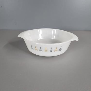 Fire King Anchor Hocking 1 Qt 436 Candle Glow Casserole Bowl 