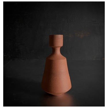 SHIPS NOW- Angular Minimalist Stoneware Bud Vase by Sara Paloma 