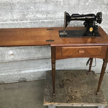 Spindly Singer Sewing Machine Table (Seattle)