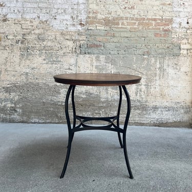 Antique Toledo Uhl Parlor Table Industrial Cafe Dining 