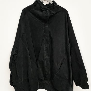 Corduroy Oversized Bubble Jacket in BLACK or WOOD