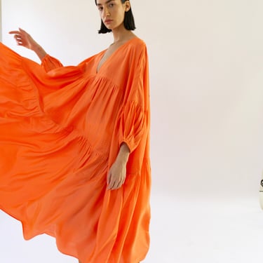 Airi Maxi Dress in Apricot
