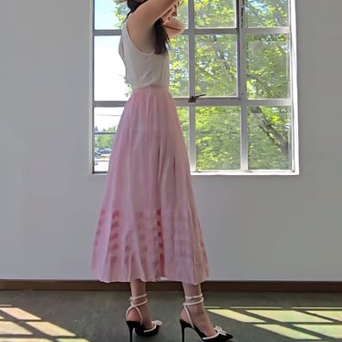 Antique Pink Gauzey Skirt