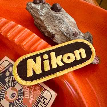 Vintage Nikon Sew On Patch - 4” x 1.5” 