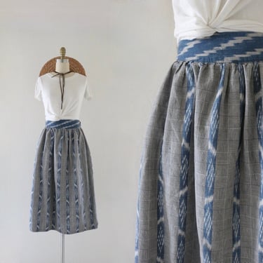 woven ikat skirt - 30-36 