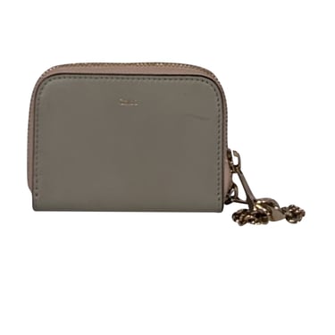 Chloe - Sage Green & Black Small Leather Wallet