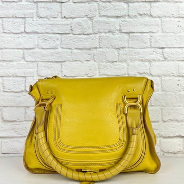 Chloe Medium Marcie Handbag, Yellow