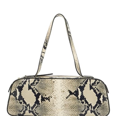 Khaite Simona Python Leather Shoulder Bag Women