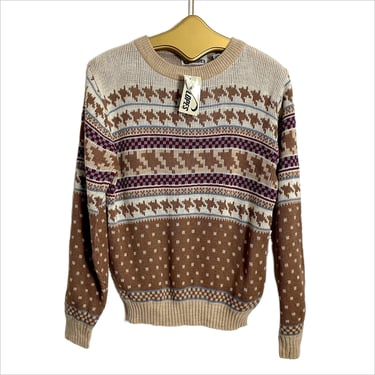 1970s pullover ski sweater - NWT - size medium 