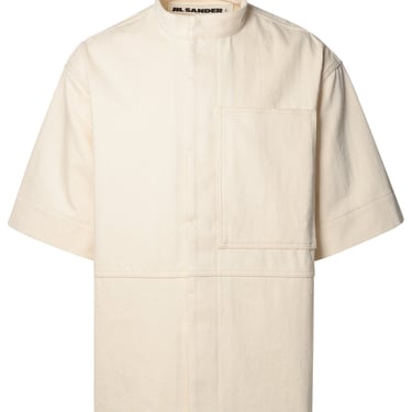 Jil Sander Uomo Ivory Cotton Shirt