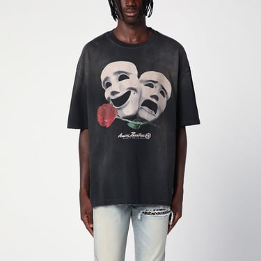 Amiri Oversize Theatre Masks T-Shirt Black Men