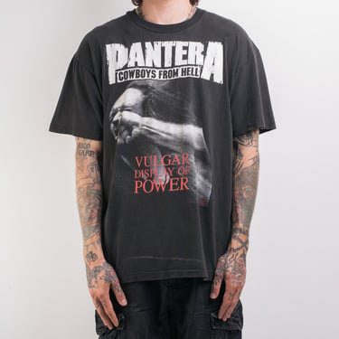 Vintage 1992 Pantera Vulgar Display Of Power T-Shirt 
