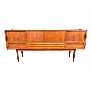 Vintage Danish Mid Century Modern Teak Credenza Attributed to Kofod Larsen 