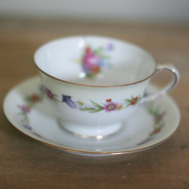 vintage teacup and saucer sango china made in occupied japan 