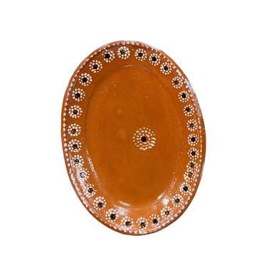 AI Oval Terracotta Platter