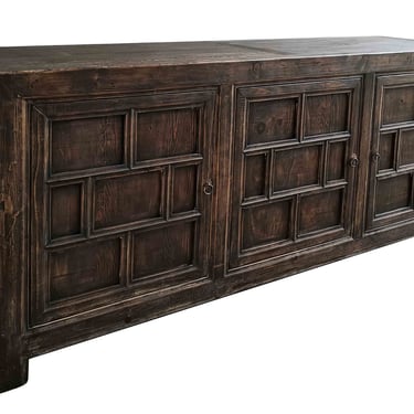 Antique Elm Wood Sideboard from Terra Nova Designs Los Angeles 