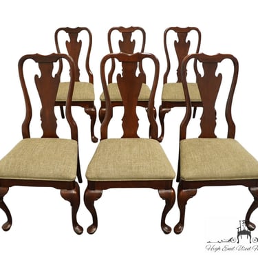 Set of 6 KINCAID FURNITURE Commonwealth Cherry Traditional Style Dining Side Chairs 