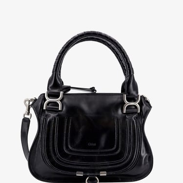 Chloe' Woman Marcie Woman Black Shoulder Bags