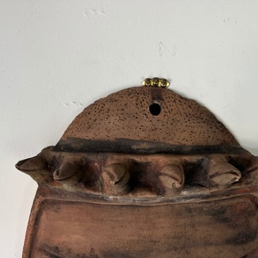 Vintage Outdoor Terracotta Wall Mask - Sculpture 