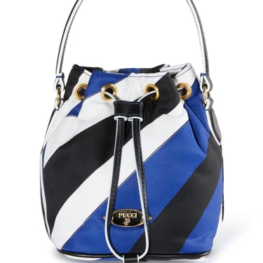 Pucci Women Nylon Small Bucket Bag