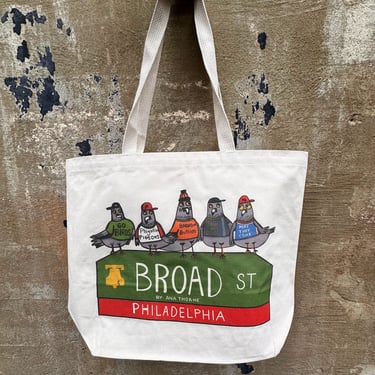 Jumbo Broad st Pigeon Tote bag