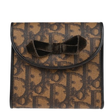 Christian Dior Brown Romantic Trotter Wallet