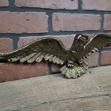 Vintage Metal Eagle Wall Plaque 