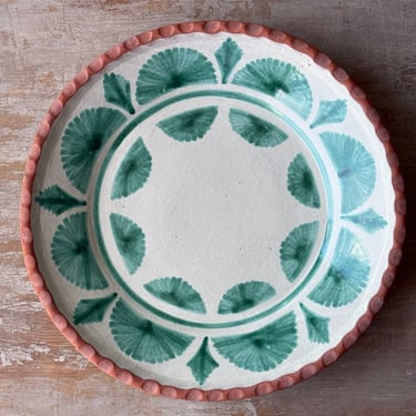 Talavera Palmetto Platter – Green