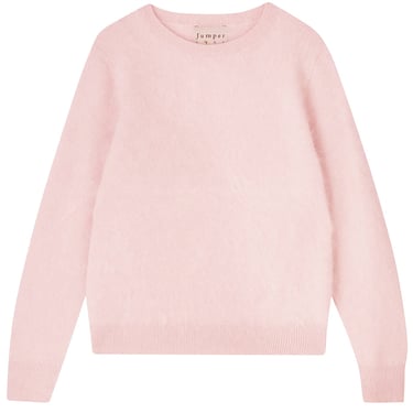 Brushed Cashmere Crew Blossom