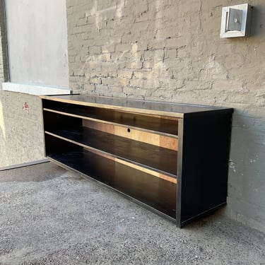 Handmade Ebonized Media Cabinet