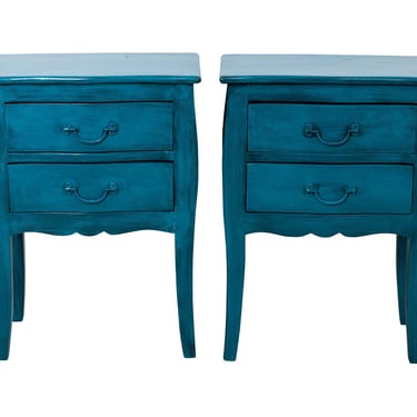 Pair Newly Painted Bedside Tables