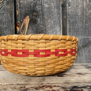 Lazy Susan Basket -- Spinning Basket -- Lazy Susan -- Vintage Fruit Basket -- Table Basket -- Country Decor -- Farmhouse Decor 