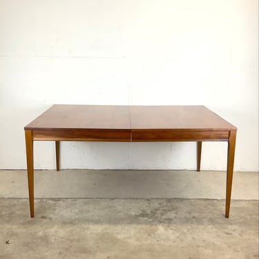 Large Mid-Century Modern Dining Table With leaves 