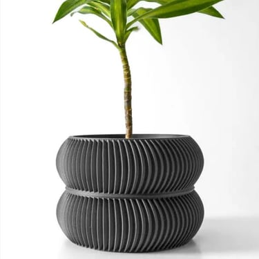 Fluted Bubble Pot | The "Miko" Planter Pot | 3D Printed Modern Design Pot | 2.5"-6" Indoor Pot | Home\Office Decor | Eco-Friendly 